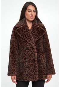 Joseph Ribkoff - Futro damskie w panterkę JOSEPH RIBKOFF. Materiał: futro. Wzór: motyw zwierzęcy #2