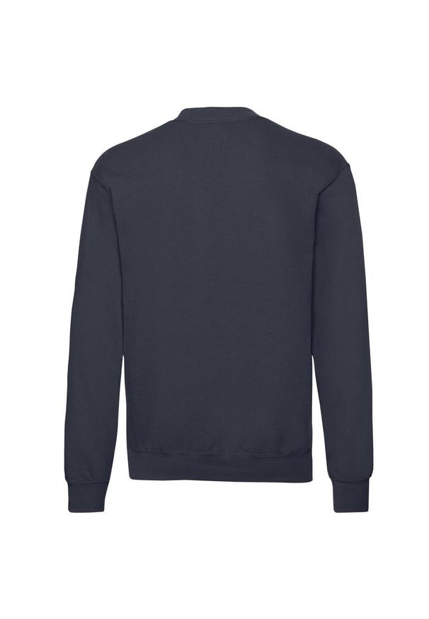 FRUIT OF THE LOOM - Męska Klasyczna Bluza Wkładana Przez Głowę. Kolor: niebieski