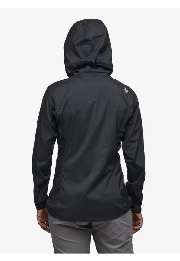 Kurtka softshell damska Black Diamond Alpine Start Hoody. Kolor: czarny. Materiał: softshell