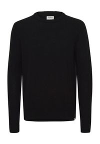 !SOLID - Solid Sweter 21107341 Czarny Regular Fit. Kolor: czarny. Materiał: syntetyk