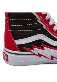 Vans Sneakersy Sk8-Hi Bolt VN000BVJREB1 Czerwony. Kolor: czerwony. Materiał: zamsz, skóra. Model: Vans SK8 #5