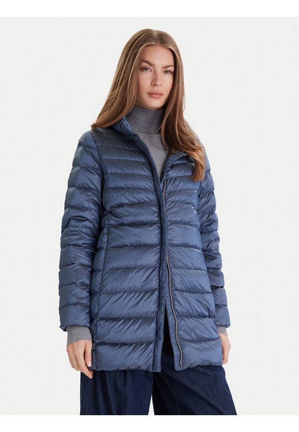 Geox Kurtka puchowa Jaysen W4625D T3154 F4624 Granatowy Regular Fit. Kolor: niebieski. Materiał: syntetyk