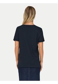 only - ONLY T-Shirt Kita 15244714 Granatowy Regular Fit. Kolor: niebieski. Materiał: bawełna #4