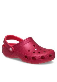 Crocs Klapki Classic Glitter Clog 205942 Różowy. Kolor: różowy #5