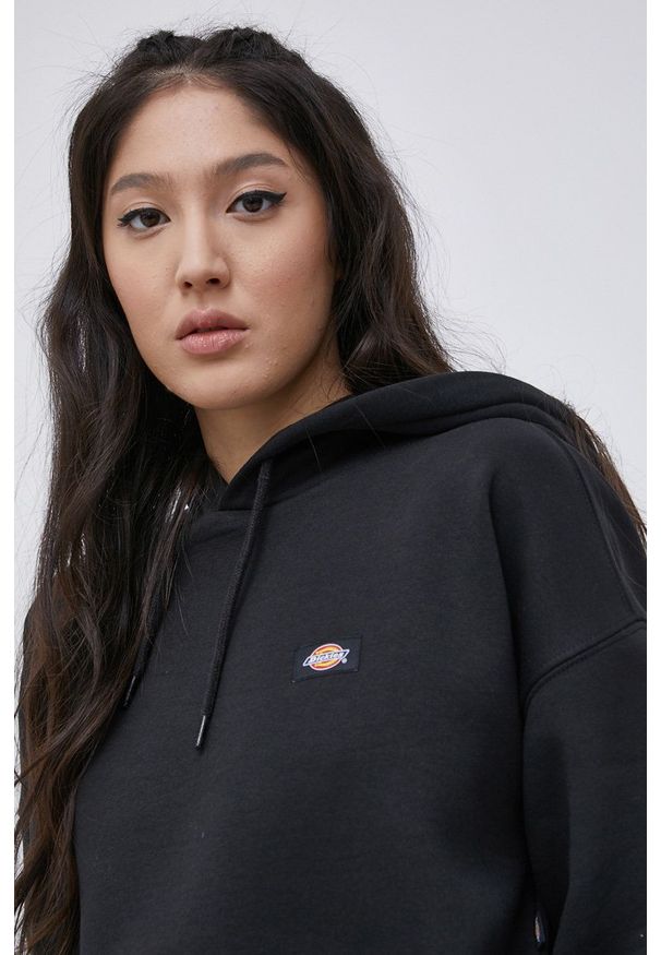 Dickies - Bluza. Kolor: czarny. Materiał: dzianina