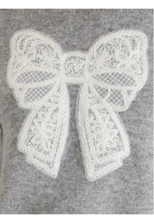 Vero Moda Sweter Ivory 10342072 Szary Regular Fit. Kolor: szary. Materiał: syntetyk