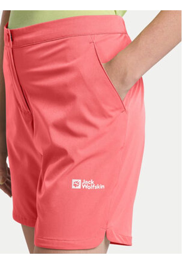 Jack Wolfskin Szorty sportowe Hiking Alpine 1509141 Różowy Regular Fit. Kolor: różowy. Materiał: syntetyk