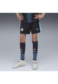 Puma - Młodzieżowe szorty Olympique Marsylia 25/26 PUMA New Navy Luminous Blue. Kolor: niebieski. Materiał: tkanina. Sport: piłka nożna