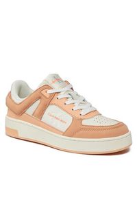 Calvin Klein Jeans Sneakersy Basket Cupsole Low Mix Ml Fad YW0YW01301 Pomarańczowy. Kolor: pomarańczowy #2