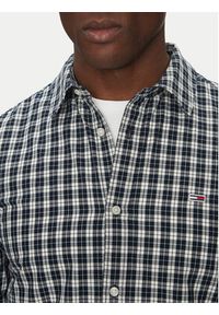 Tommy Jeans Koszula DM0DM20885 Granatowy Regular Fit. Kolor: niebieski. Materiał: bawełna #4