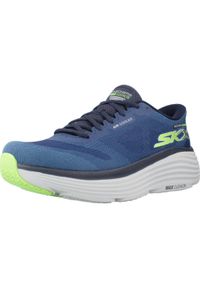 skechers - Tenisówki Skechers Model Max Cushioning End Kolor Niebieski. Kolor: niebieski. Materiał: syntetyk, tkanina