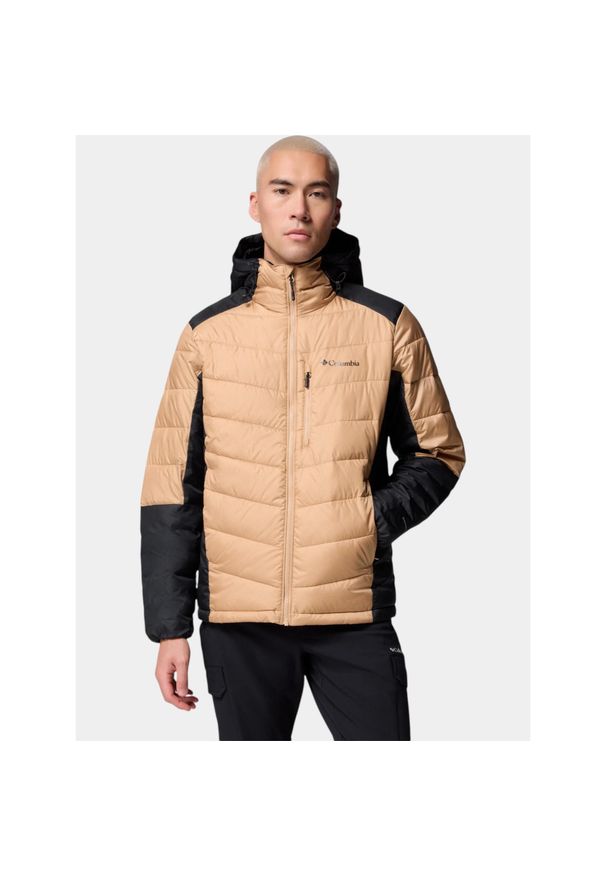 columbia - Kurtka Przejściowa Męska Columbia Labyrinth Loop II. Kolor: beżowy, wielokolorowy, czarny. Materiał: materiał. Technologia: Omni-Heat (Columbia). Sport: turystyka piesza