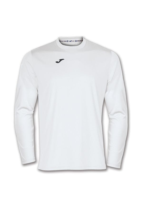 Koszulka do piłki nożnej męska Joma Combi z długim rękawem. Kolor: biały. Długość rękawa: długi rękaw. Długość: długie. Sport: piłka nożna