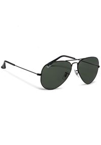 Okulary przeciwsłoneczne Ray-Ban Aviator Classic 0RB3025 L2823 Black/G/15 GREEN. Kolor: czarny #1