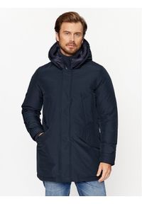 Woolrich Kurtka puchowa Polar CFWOOU0487MRUT0001 Granatowy Regular Fit. Kolor: niebieski. Materiał: bawełna