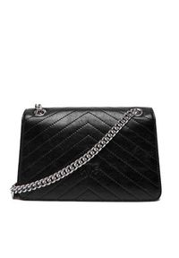 Pinko - PINKO Torebka Love One Light Mini Al 25-26 PLTT 106173 A2JC Czarny. Kolor: czarny. Materiał: skórzane #6