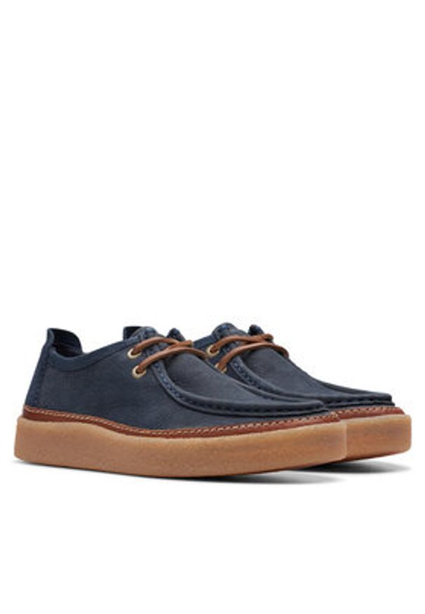 Clarks Mokasyny Clarkwood Moc 26176871 Granatowy. Kolor: niebieski. Materiał: skóra, nubuk