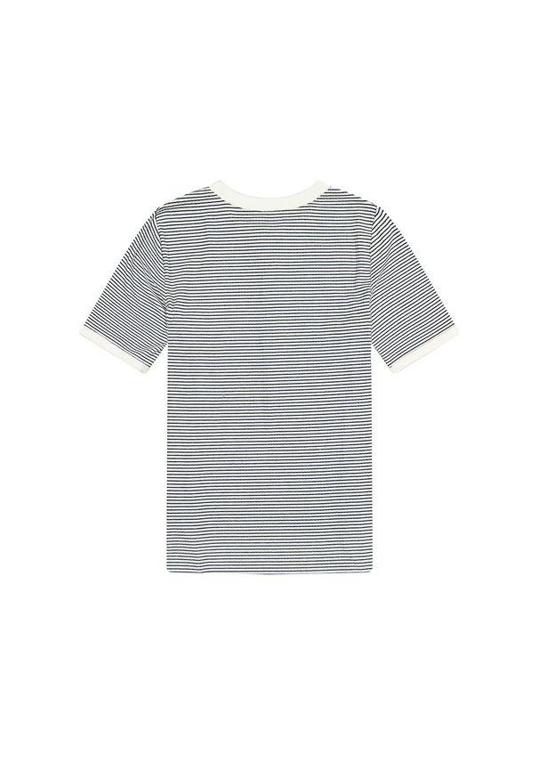 Wrangler - DAMSKA KOSZULKA WRANGLER FEMME KNIT HENLEY NAVY 112370742. Typ kołnierza: typu henley