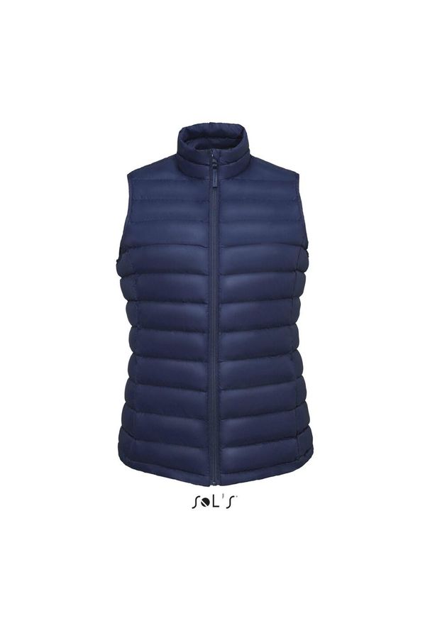 SOL'S - Damska kurtka bez rękawów Sol's Wilson Bw. Kolor: szary. Materiał: puch. Długość rękawa: bez rękawów