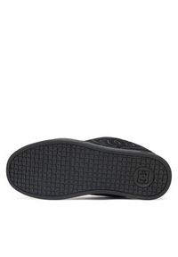 DC Shoes Sneakersy NET 302361-3BK Czarny. Kolor: czarny. Materiał: materiał #7