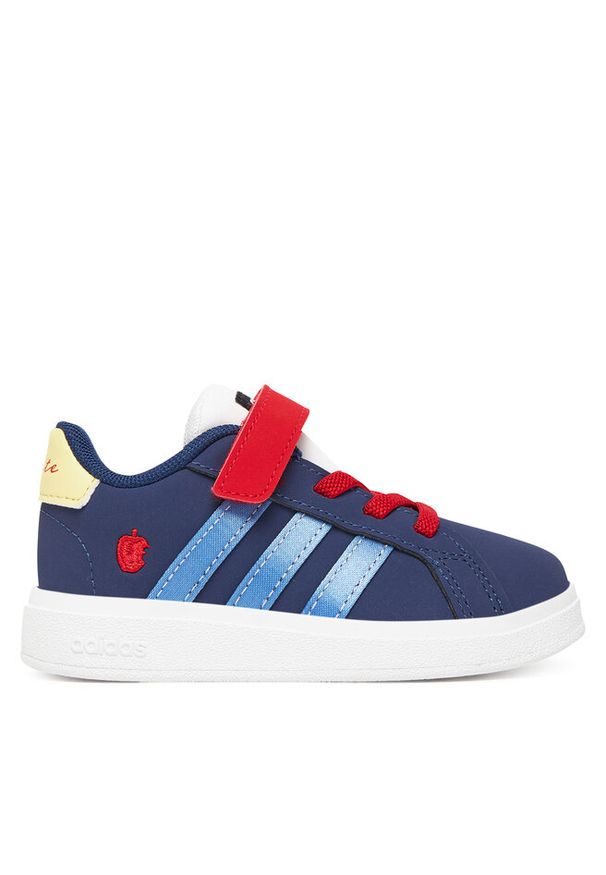 Adidas - Sneakersy adidas. Kolor: niebieski. Wzór: motyw z bajki