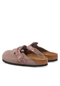 Birkenstock Klapki Boston Braided 1029122 Różowy. Kolor: różowy. Materiał: zamsz, skóra #6