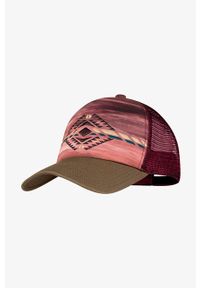 Buff czapka z daszkiem kolor fioletowy wzorzysta. Kolor: fioletowy
