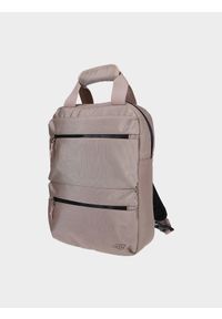 4f - Plecak miejski (13 L) z kieszenią na laptopa. Kolor: różowy. Materiał: materiał #1