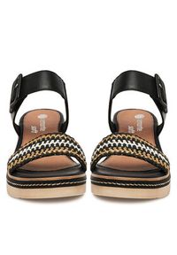 Remonte Sandały D2L55-03 Czarny. Kolor: czarny. Materiał: skóra #5