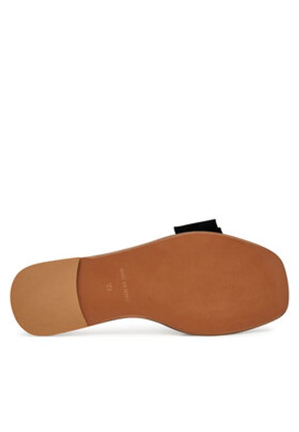 Marella Klapki Casere 2513521077200 Czarny. Kolor: czarny. Materiał: skóra, zamsz