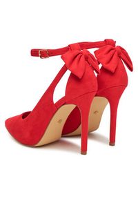 DeeZee Szpilki AB-8868 Czerwony. Kolor: czerwony. Materiał: materiał. Obcas: na szpilce #3