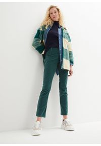 bonprix - Sweter z golfem, krótki rękaw. Typ kołnierza: golf. Kolor: niebieski. Długość rękawa: krótki rękaw. Długość: krótkie. Styl: klasyczny #2