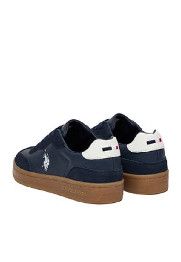 U.S. Polo Assn. Sneakersy EO-ROWAN001M/6LS1 Granatowy. Kolor: niebieski. Materiał: skóra, syntetyk