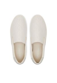 Calvin Klein Tenisówki Vulc Slip On - Jacq HW0HW02411 Écru. Zapięcie: bez zapięcia. Materiał: skóra #5