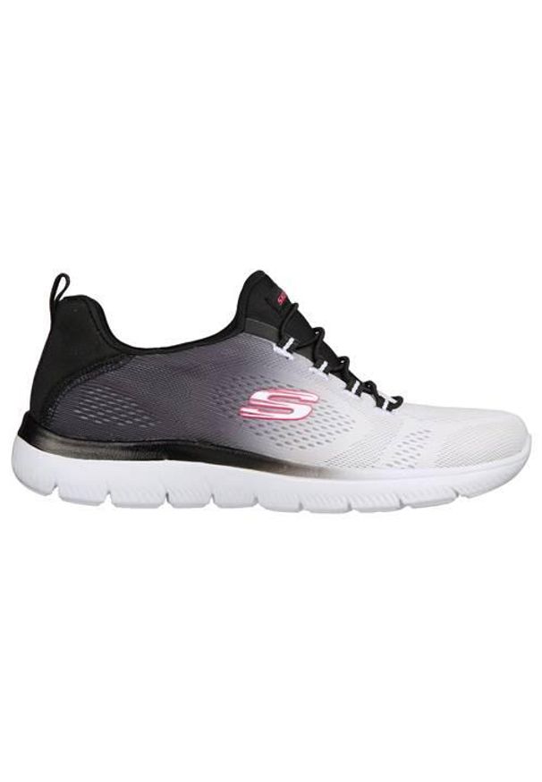 skechers - Buty do chodzenia damskie Skechers Summitsbright Charmer. Zapięcie: bez zapięcia. Kolor: biały, czarny, wielokolorowy. Materiał: materiał, syntetyk. Szerokość cholewki: normalna. Model: Skechers Sport. Sport: turystyka piesza