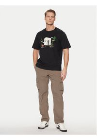 Jack & Jones - Jack&Jones T-Shirt Machester 12273549 Czarny Relaxed Fit. Kolor: czarny. Materiał: bawełna