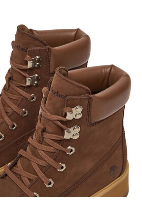 Timberland Trzewiki Carnaby TB0A2CT5EM51 Brązowy. Kolor: brązowy. Materiał: nubuk, skóra