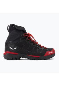Buty trekkingowe męskie Salewa Ortles Light Mid Powertex. Kolor: czarny. Materiał: nylon