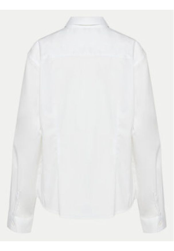 Guess Koszula W5RH31 WAF10 Biały Regular Fit. Kolor: biały. Materiał: bawełna