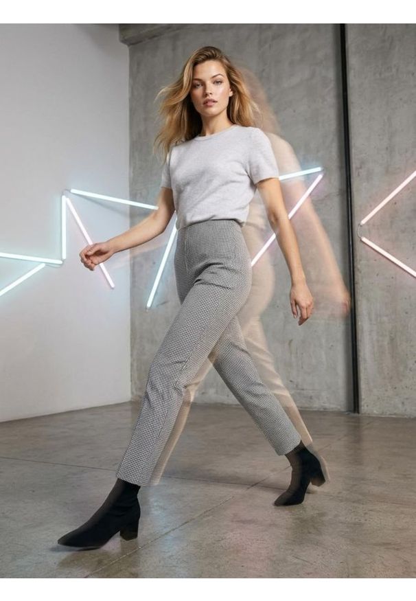 Sinsay - Spodnie cygaretki - wielobarwny