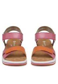 Remonte Sandały D1J57-31 Różowy. Kolor: różowy. Materiał: skóra #3