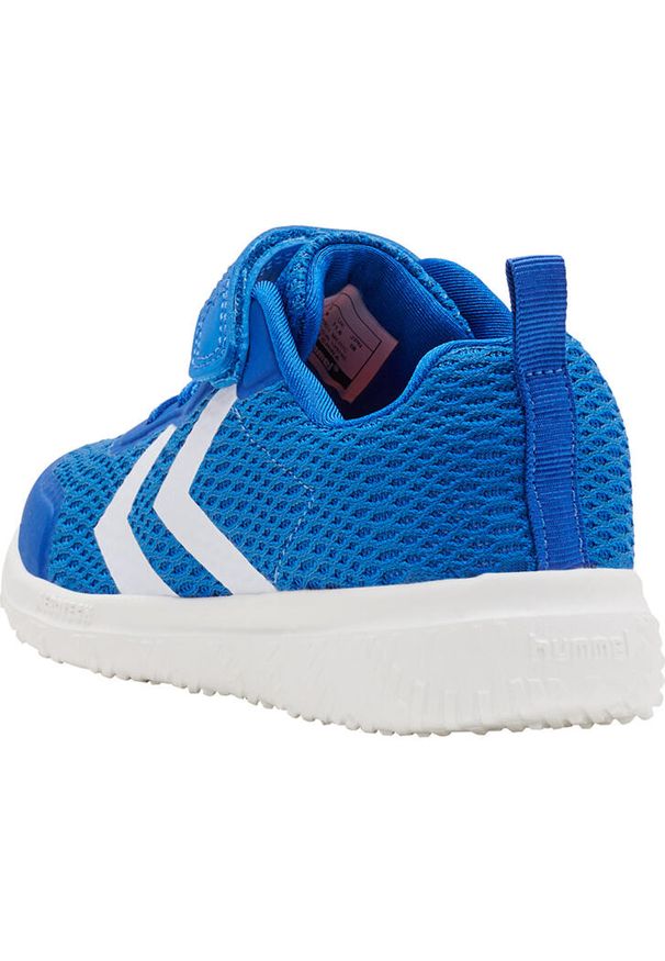 Trenerzy Hummel Actus Recycled. Okazja: na co dzień. Kolor: wielokolorowy, niebieski, fioletowy, biały. Materiał: materiał, mikrofibra