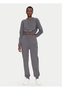 Calvin Klein Jeans Spodnie dresowe J20J225355 Szary Regular Fit. Kolor: szary. Materiał: bawełna #4