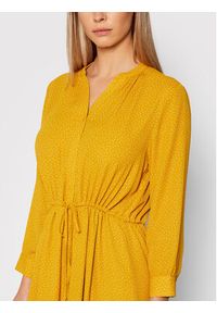 Selected Femme Sukienka koszulowa Damina 16059977 Żółty Regular Fit. Kolor: żółty. Materiał: syntetyk. Typ sukienki: koszulowe