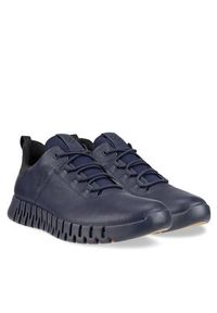 ecco - ECCO Sneakersy Gruuv M 52522401303 Granatowy. Kolor: niebieski. Materiał: skóra #4