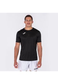 Koszulka do piłki nożnej męska Joma Strong. Kolor: czarny. Materiał: poliester