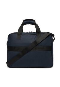 TOMMY HILFIGER - Tommy Hilfiger Torba na laptopa Th Repreve Computer Bag AM0AM13466 Granatowy. Kolor: niebieski. Materiał: materiał
