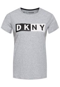 DKNY Sport T-Shirt DP8T5894 Szary Regular Fit. Kolor: szary. Materiał: bawełna. Styl: sportowy #2
