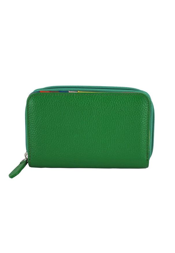 Barberini's - Portfel skórzany BARBERINI'S WB-009-38 zielony. Kolor: zielony. Materiał: skóra