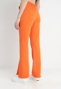 Born2be - Pomarańczowe Spodnie Dzwony Amathotis. Stan: podwyższony. Kolor: pomarańczowy. Długość: długie #3
